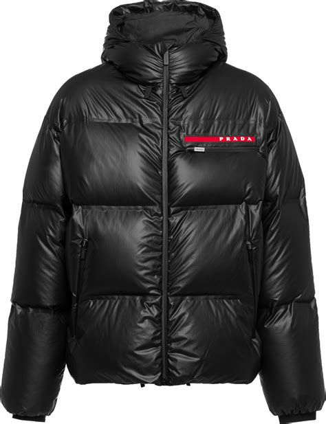 prada rossa puffer jacket.